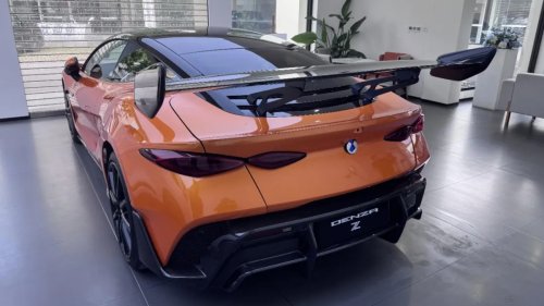 The Denza Z arrived at dealers in China ahead of domestic launch scheduled for Q4 2026