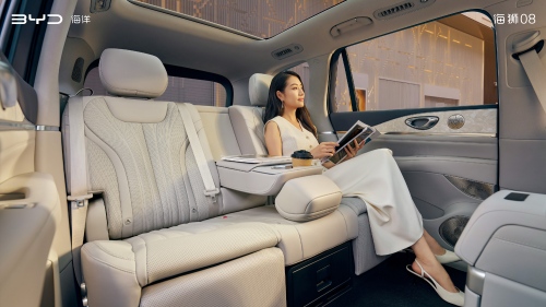 BYD reveals interior of Sealion 08 five-seat version ahead of September 2 launch