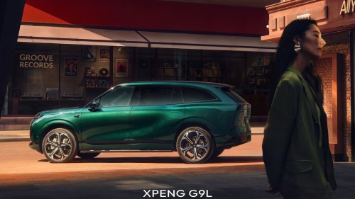 The Xpeng G9L revealed interior with the widest second-row space