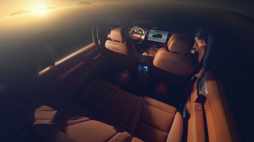 The Xpeng G9L revealed interior with the widest second-row space