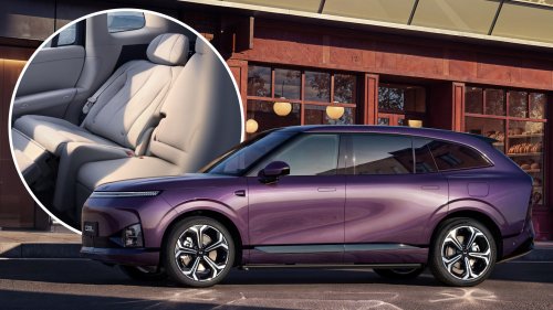 The Xpeng G9L revealed interior with the widest second-row space