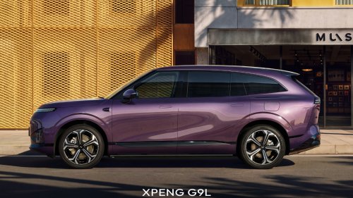 The Xpeng G9L revealed interior with the widest second-row space