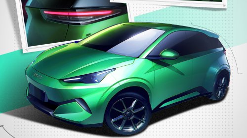 BYD, BYD Seagull, Design sketches of the second-gen BYD Seagull were revealed in China