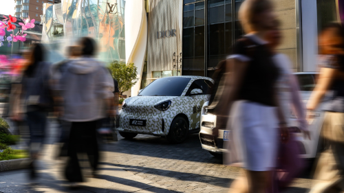 Smart #2 with camouflage spotted on China streets