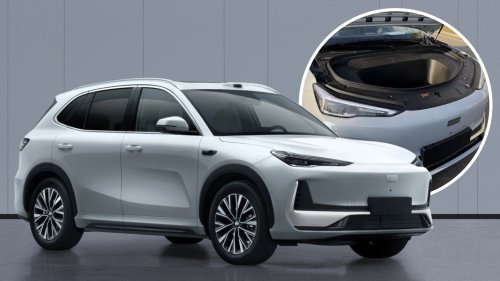 The new Geely EX5 reveals a huge front trunk in China ahead of launch in Sept