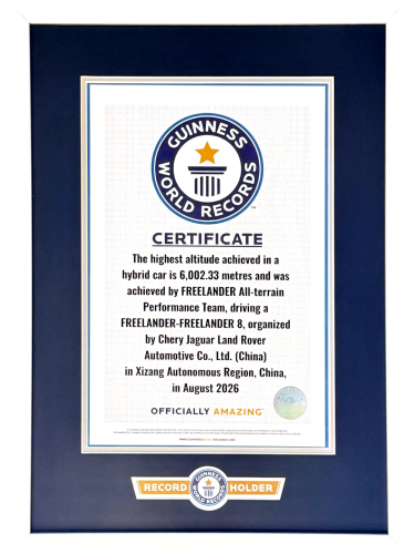 Freelander 8’s Guinness World Record at 6,002 meters in Tibet: the tech behind the climb