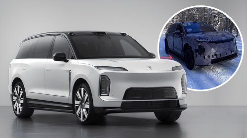 SUV, NIO, China’s largest electric SUV Nio ES9 spotted during winter tests ahead of launch