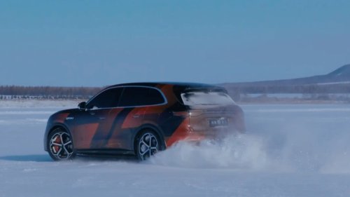 Aito M6 SUV from Huawei spotted in China during winter tests