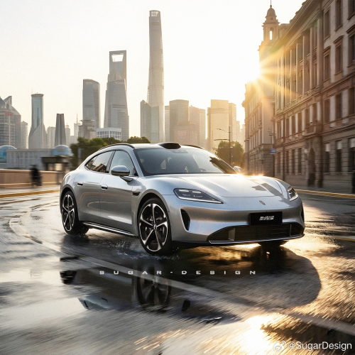 Porsche-inspired Saic Z7 from Huawei’s HIMA releases new teasers