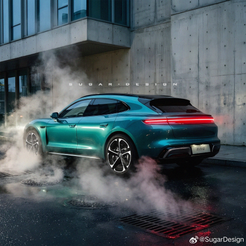 Porsche-inspired Saic Z7 from Huawei’s HIMA releases new teasers