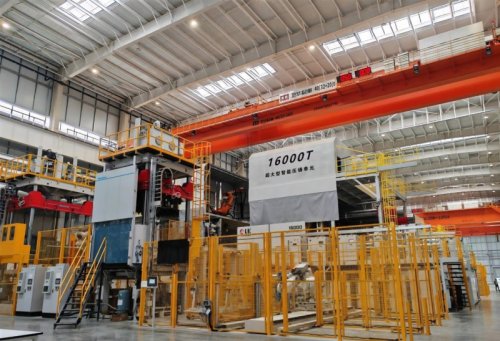 Dongfeng, World’s largest 16,000-ton die-casting production line by Dongfeng commenced operation