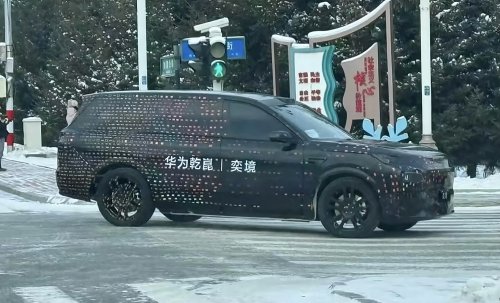 Huawei, SUV, Dongfeng, Huawei’s new full-size SUV developed with Dongfeng spied doing winter testing in China