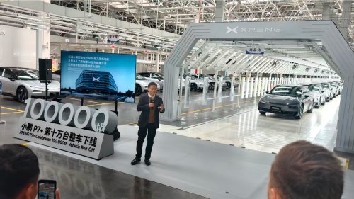 Xpeng, XPeng P7, 100,000th Xpeng P7+ rolled off in China as updated model began deliveries