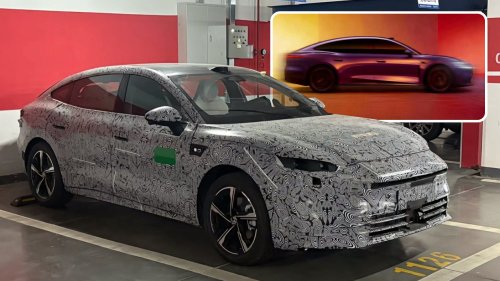 MG, Electric successor of the MG7 sedan spotted in China