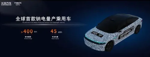 Changan and CATL unveil world’s first mass-produced sodium-ion passenger EV