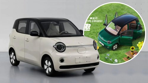 MINI, Updated Wuling Hongguang Mini EV broke covers in China with cute styling