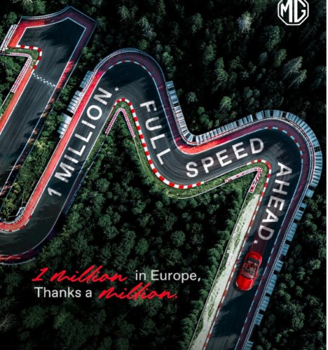 MG, MG is first Chinese auto brand to sell more than one million vehicles in Europe