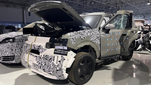 Chery-Jaguar Land Rover’s global model Freelander SUV spotted in leaked crash test photos