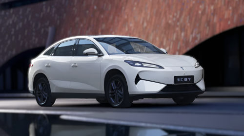 BYD, BYD offers one year free flash charging for Linghui e7 ride-hailing sedan