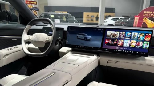 Volkswagen ID. Unyx 08 with Xpeng tech rolled off the production line in China