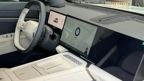 Volkswagen ID. Unyx 08 with Xpeng tech rolled off the production line in China