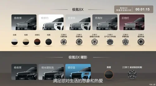 Zeekr, Zeekr 8X pre‑sales open, triple‑motor peaks at 1030 kW, 0–100 km/h in 2.96 s, starting at 54,600 USD
