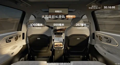 Zeekr, Zeekr 8X pre‑sales open, triple‑motor peaks at 1030 kW, 0–100 km/h in 2.96 s, starting at 54,600 USD
