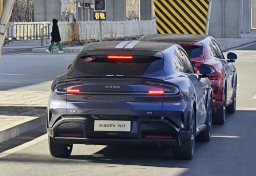 Xiaomi YU7 GT appears at Nürburgring undisguised with red paint, GT decals, aggressive aero