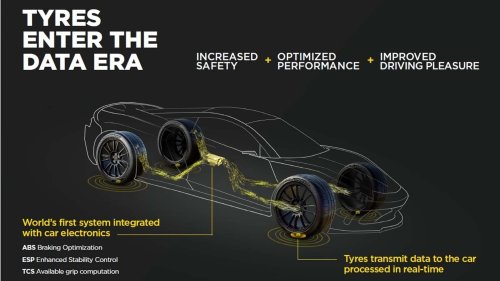 Pirelli Cyber Tyre, le pneu primé qui communique avec les voitures