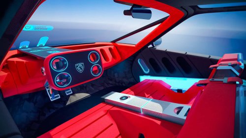 Peugeot i-Cockpit 2027: el interior de locura, con volante rectangular