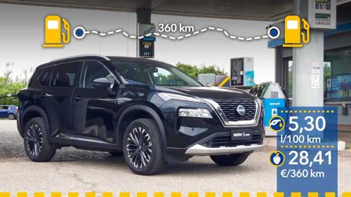 Prueba de consumo real del Nissan X-Trail mild hybrid (2025)