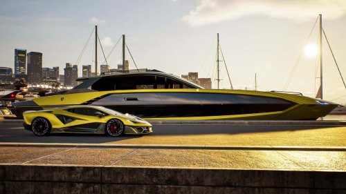 Lamborghini a un nouveau yacht qui ressemble à une supercar