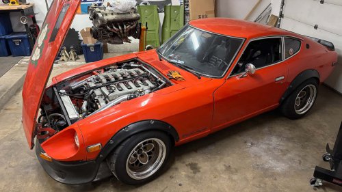Este Datsun 240Z con motor V12 suena como un Ferrari