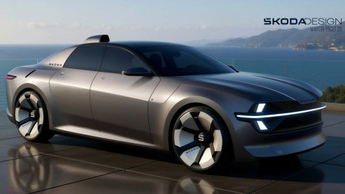 Sedan Baru Imajiner Skoda Terlihat Sangat Bagus