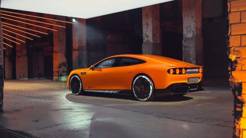 Mercedes-AMG's Electric Super Sedan Reveals A Screen-Crazy Interior