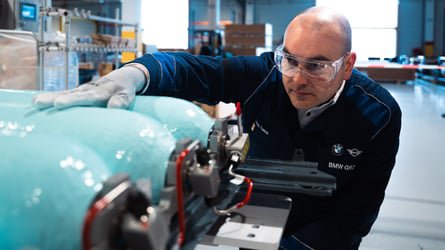 Der neue Wasserstofftank des BMW iX5 Hydrogen