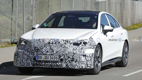 Die Elektro-C-Klasse von Mercedes verliert an Tarnung