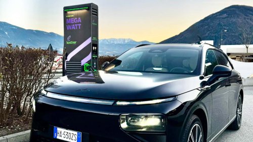 Le Xpeng G9 établit un nouveau record européen de vitesse de charge.