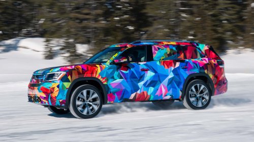 Volkswagen Atlas: Wir drifteten im 2027er-Prototyp auf Eis