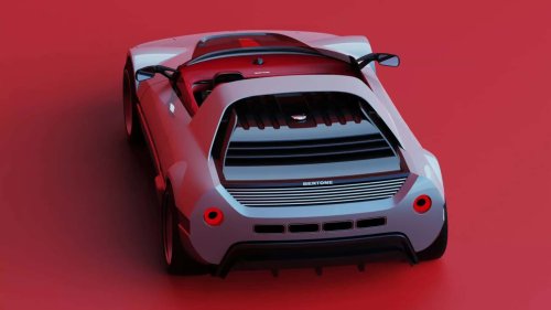Mobil Sport Retro V6 Baru Bertone Punya Lampu Depan Pop-Up