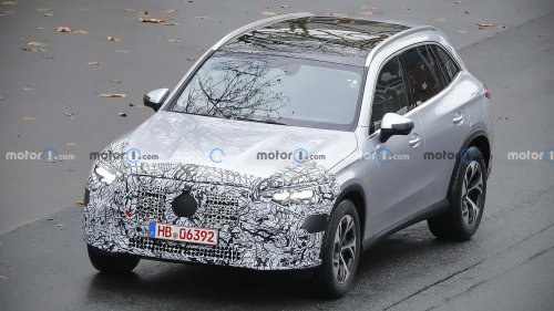 Mercedes, Mercedes GLC erstmals mit Facelift erwischt