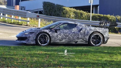 Ferrari | Hardcore Ferrari Spied Looking Like A Race Car For The Road