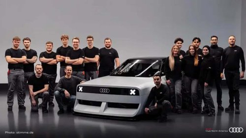 Audi, Audi célèbre ainsi le moteur 5 cylindres