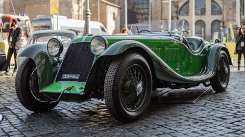 La Maserati V4 Zagato bat des records à Rome