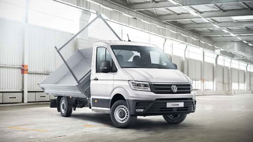 VW Crafter: Neue Lösungen als Kipper und Koffer erhältlich