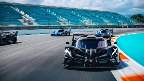 The Bugatti Bolide Takes On Miami's F1 Track