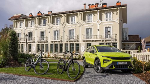 Škoda, Road trip en coche eléctrico y destino ciclista, en la Motor1 Experience by Škoda