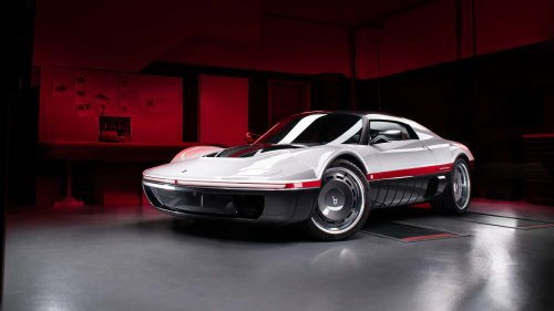 Bertone's New V6 Retro Sports Car Has Pop-Up Headlights