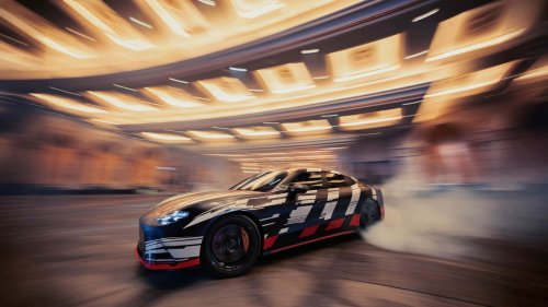 Mercedes-AMG GT, La Mercedes-AMG GT Coupé 4 portes est présentée en avant-première avec Brad Pitt