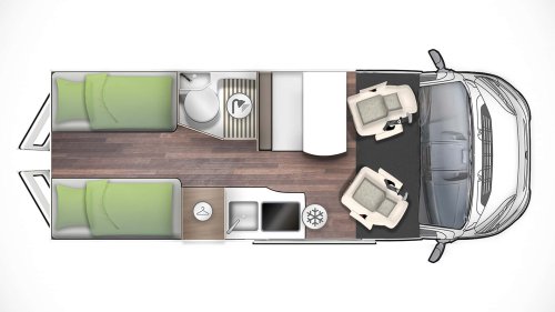 Forster Van 636 EBL Vibe (2025), una camper con sorpresa